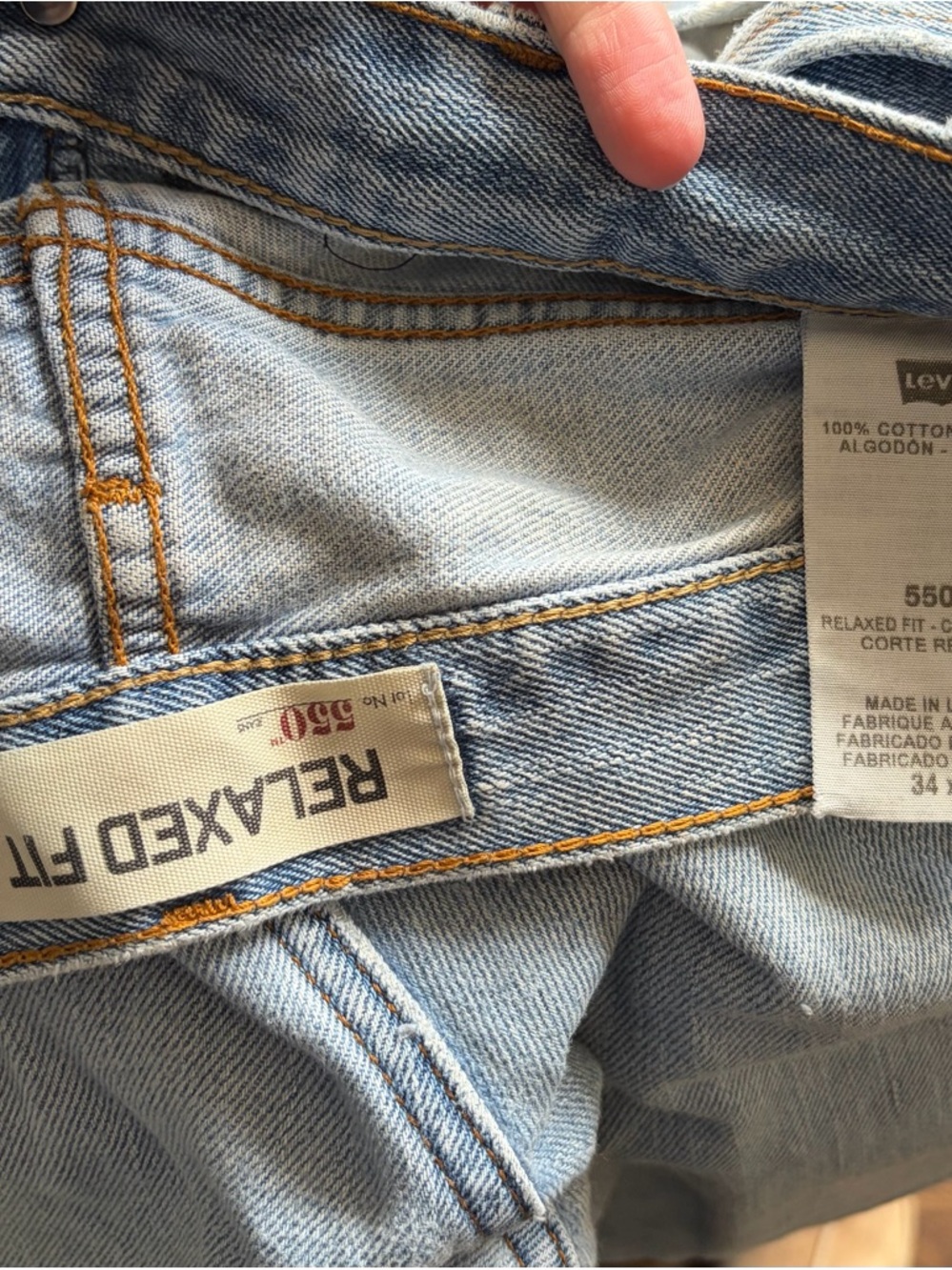 Levi's Relaxed Fit Men's Jeans in Light Blue Denim
